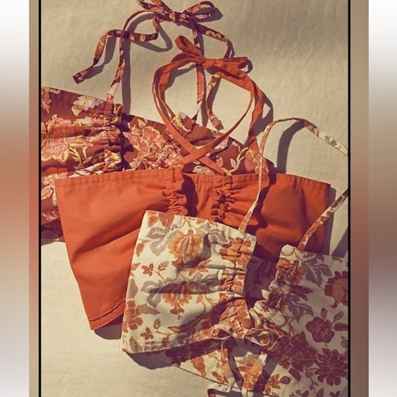 🔥🔥NWT Free People Summer Of Love Bandeau Bralette in Wine/Bord - Picture 3 of 6